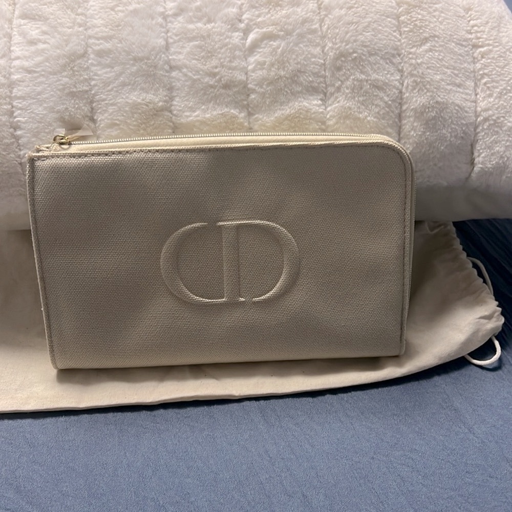 Dior beauty cosmetic pouch